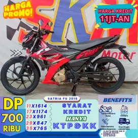 ( satria tahun 2016 dp:700 proses 1hr cash