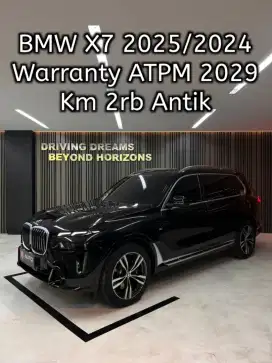 BMW X7 Xdrive40i XLine 2025 Hitam New Model Km2rb B1716NJG Nik 2024