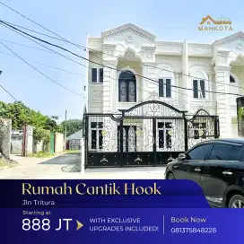RUMAH DAERAH TRITURA LUAS 7X14 3 KAMAR TIDUR