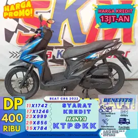 Dp 400rb kredit beat cbs 2022 bekas rasa baru