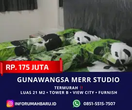 GUNAWANGSA MERR TERMURAH ‼️ Unit Studio Furnish Tower B dekat Merr