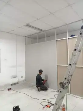 Tukang perbaikan atap bocor renovasi pasang baja ringan plafon PVC GRC