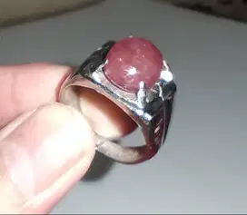 Cincin batu alam Ruby / Natural Ruby