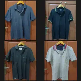 Kaos Kerah T-shirt Polo 4 Pcs 100 Ribu