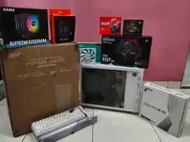 Pc gaming white&black i5 12400f ft rx 5700xt