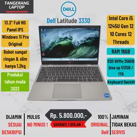 Laptop Dell Latitude 3330 i5 1245U Gen 12 RAM 16GB SSD NVMe 256GB 2023