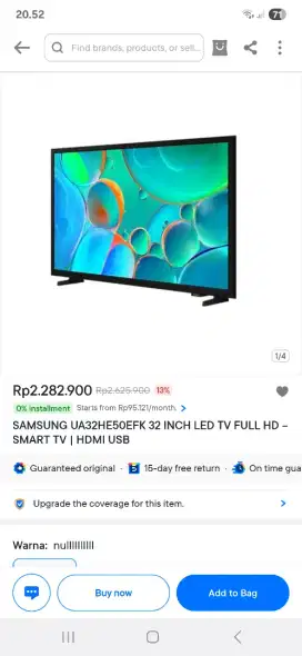 Smart tv Samsung