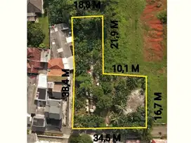 Tanah Pekarangan Luas Cocok untuk Cluster Dekat ITC Depok