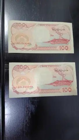 Uang seratus rupiah langka kondisi baru