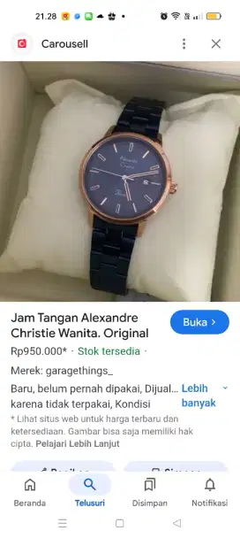 Jam tangan wanita Alexander Christie