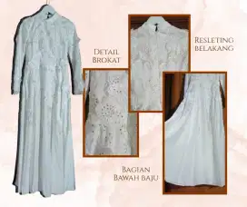 PRELOVED - DRESS PUTIH PANJANG