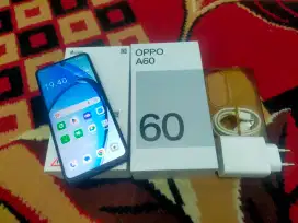 Jual oppo A60 4G Ram 8.128 fulset original no mnus 98% mulus
