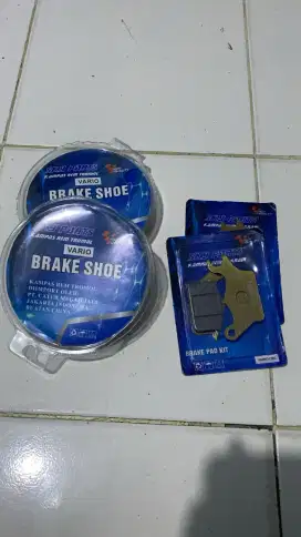 paket kampas rem depan+belakang ORIGINAL ketentuan motor cek deskripsi