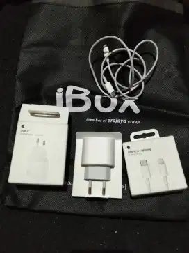 Dijual Murah 1 Set Adaptor dan Kabel Charger ORI IBOX