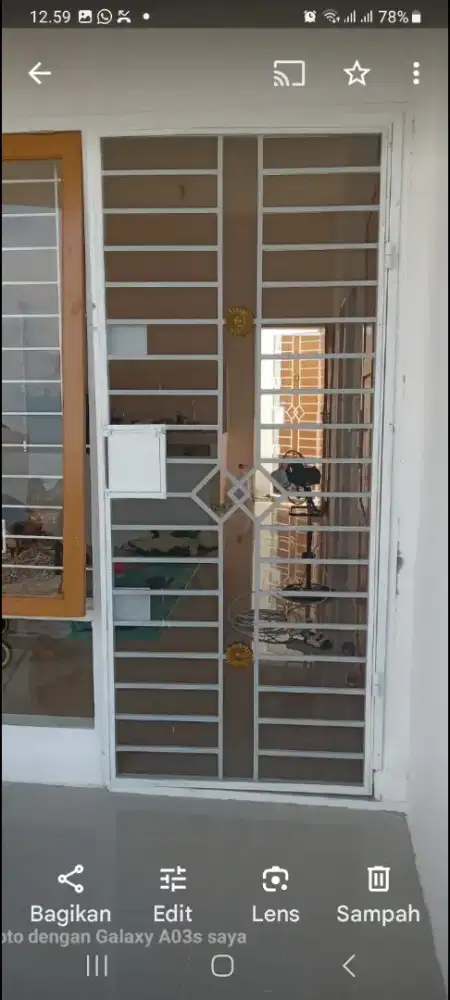 Teralis pintu minimalis
