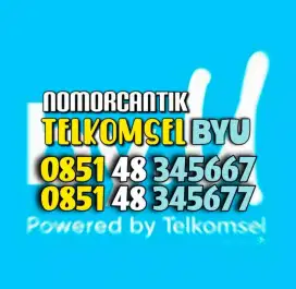 (bisa COD) Nomor Cantik Kartu TELKOMSEL ByU Hoki Naik 34567