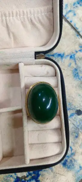 Cincin Batu Sultan Hijau jumbo