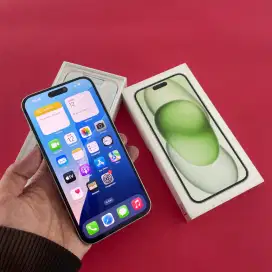 Second IPHONE 15 PLUS 128 GB RESMI IBOX