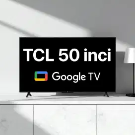 Tcl GoogleTV 50 inci - masih baru dan segel