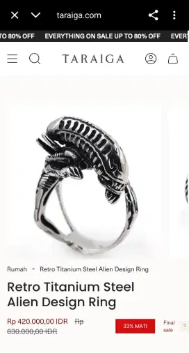 Cincin Skull Predator