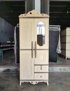 Lemari Pakaian 2 Pintu Plastik Olymplast OTC 2PL Classic