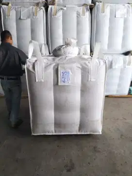 Jual karung jumbo bag baru dan bekas kapasitas 1 dan 2  ton
