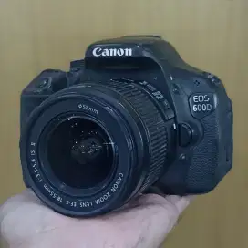 Kamera DSLR Canon 600D Lensa Kit Fullset