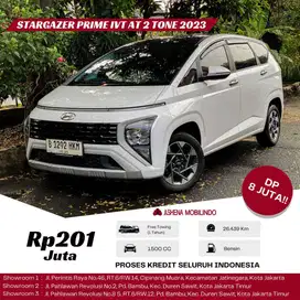 Stargazer Prime IVT 2Tone AT 2023 Putih DP 8jt Kredit Terbaik SeOLX!