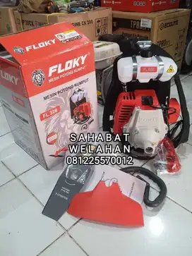 Mesin Potong Rumput 2 Tak Floky Brush Cutter 2 Tak Merk Floky