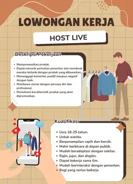 Host Live online shop