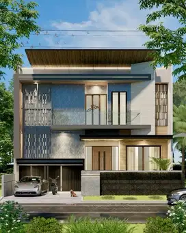 Pakuwon indah jual rumah modern minimalis new gress mewah