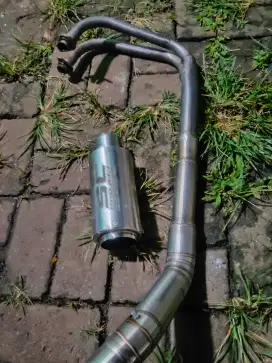 Knalpot ninja 4tak 2silinder Karbu