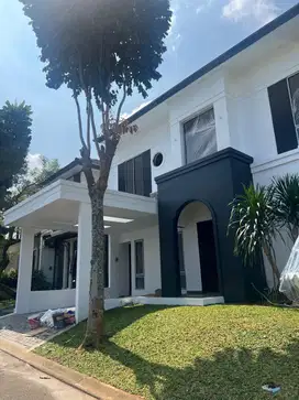 Rumah Baru Modern Huk Selatan Ada Swimming Pool Modern di Avani BSD