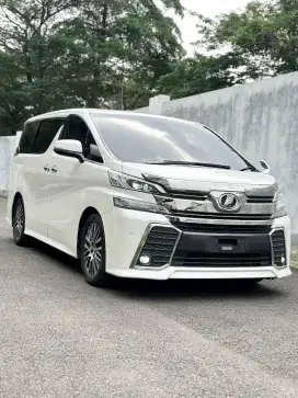 Toyota Vellfire ZG 2016 BU CASH PEMAKAI