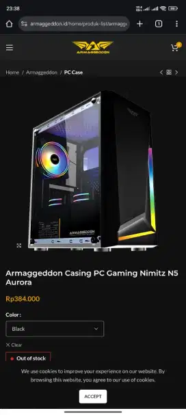 case / casing pc desktop armageddon nimizt n5