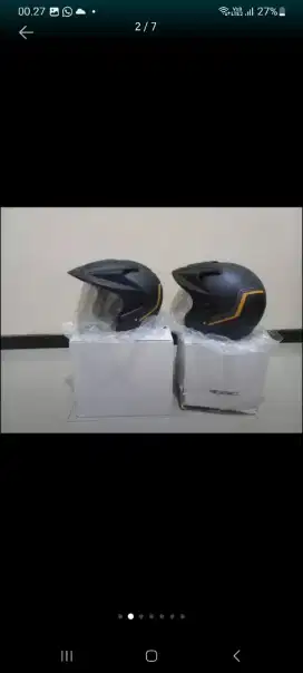 Helm original honda kondisi baru