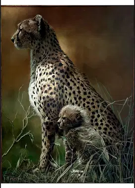 Lukisan Mother and Son Karya Sutarno Krebo