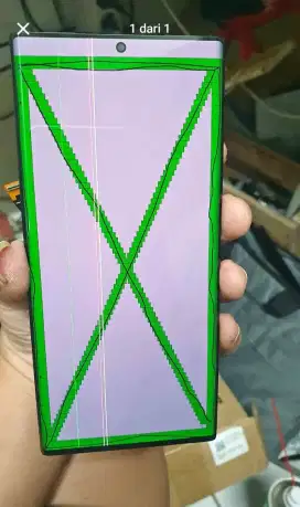LCD SAMSUNG GALAXY NOTE 20 ULTRA OTIGINAL MINUS GARIS FUNGSI NORMAL