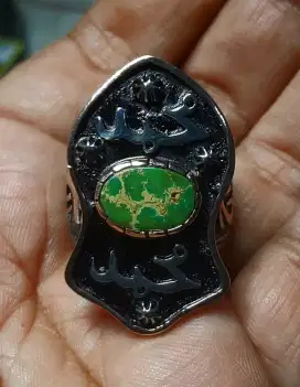 Top langka Fenomenal Pirus Motif Lafadz Urat Emas