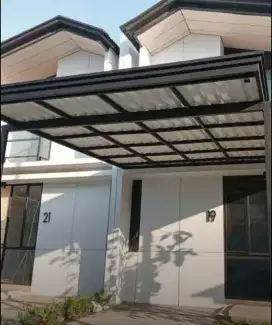 Kanopi promo dengan atap modern UPVC Alderon