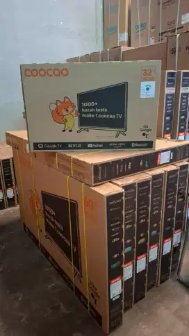 Tv coocaa smart 32 hingga 65 inc + pasang bracket tv