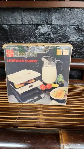 Maspion sandwich toaster, pembakar roti panggang, alat panggang roti