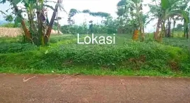 TANAH KEBUN PRODUKTIF PINGGIR JALAN DI BANJARAN