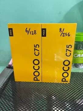 New poco C75 ram 8/256gb & 6/128gb Black edition (GARANSI RESMI 1TH)