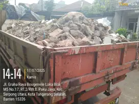 Jasa buang puing dan buang sampah