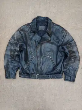 Richa Jaket Kulit Vintage Biker Ramones Leather Jacket