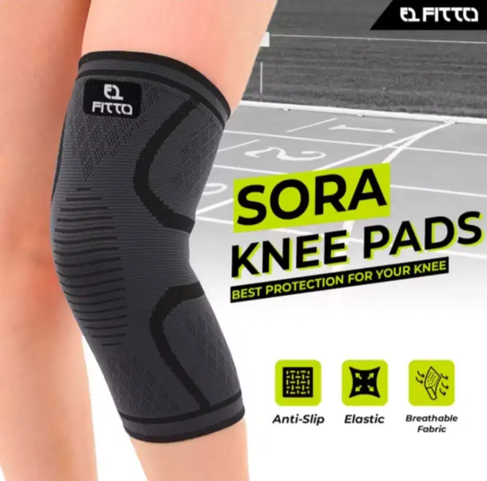 Kompresi Deker Pelindung Lutut Olahraga Fitto SORA