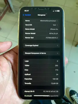 JUAL IPHONE XR 128GB