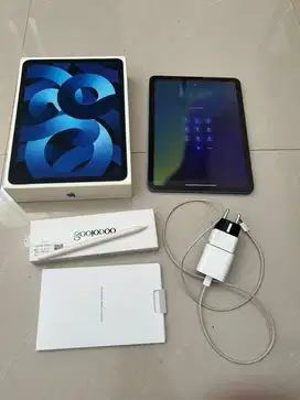 ipad air 5 m1 64 gb wifi blue fullset