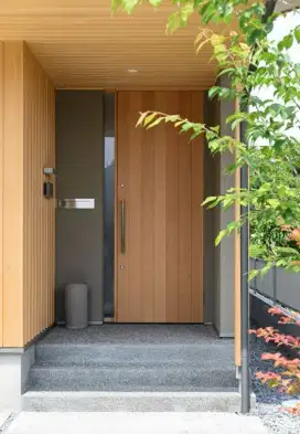 Pintu Jati Solid Langsung Pengrajin